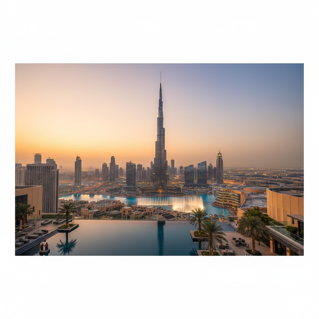 Burj Khalifa Tourist Places in Dubai