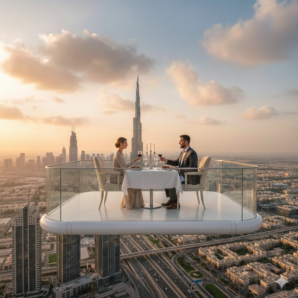 Best Time to Go to Dinner in Sky Dubai